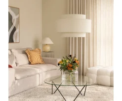 Globen Lighting Noah Taklampa Bouclé White 70cm