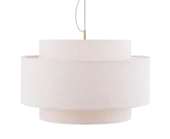 Globen Lighting Noah Taklampa Bouclé White 70cm