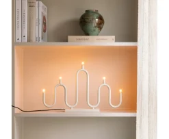 Globen Lighting Noel Adventsljusstake 5 Ivory