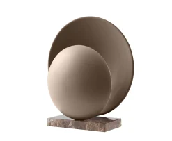 Globen Lighting Orbit Bordslampa Mocha/Brun marmor 32cm