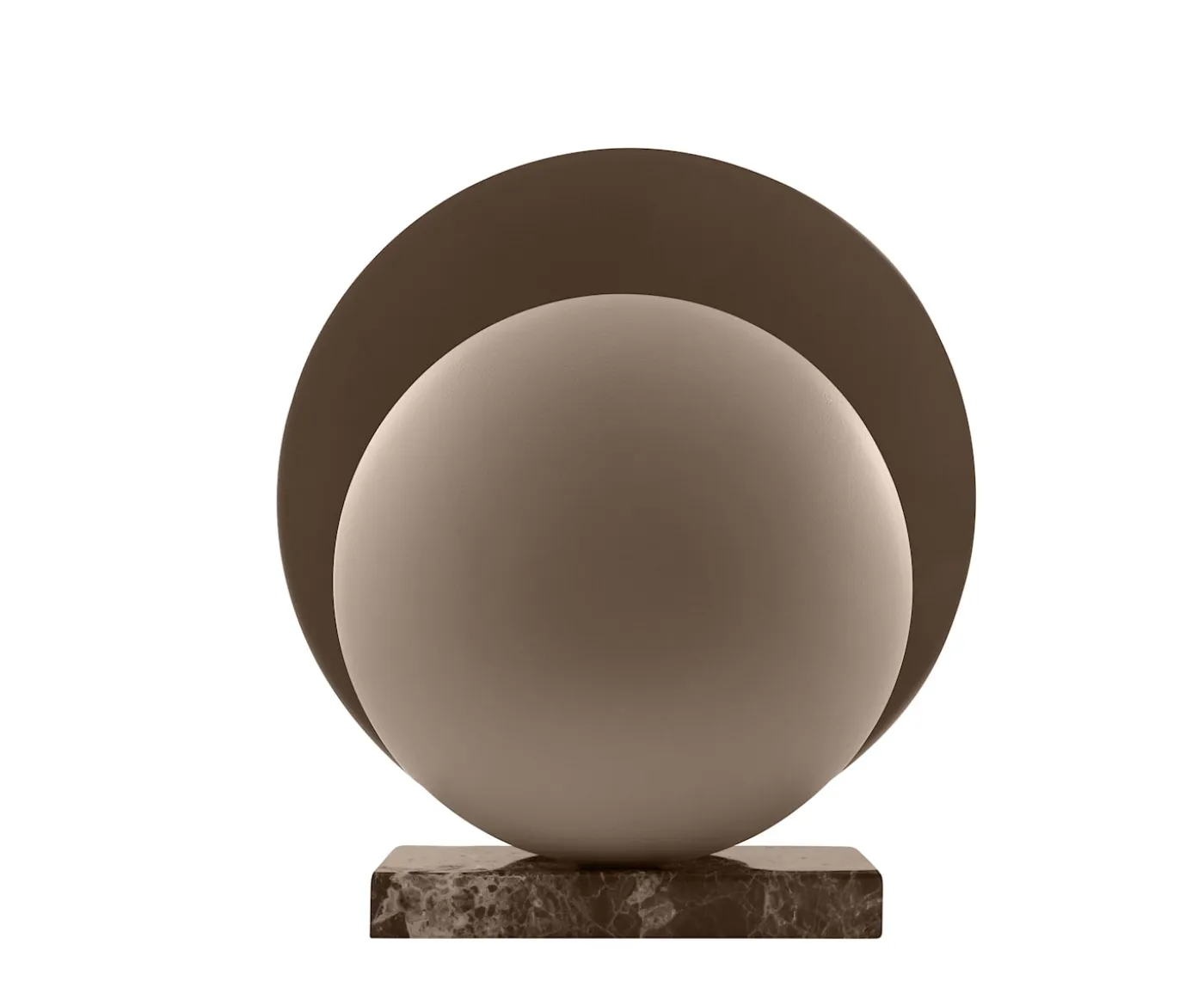 Globen Lighting Orbit Bordslampa Mocha/Brun marmor 32cm
