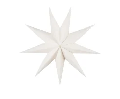 Globen Lighting Stella Julstjärna Vit Bouclé 60cm
