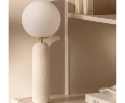 Globen Lighting Torrano Bordslampa Beige/Vit