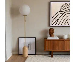Globen Lighting Torrano Golvlampa Beige/Vit