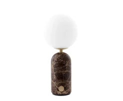 Globen Lighting Torrano Portabel Bordslampa Brun marmor