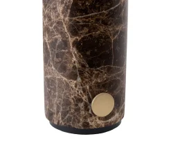 Globen Lighting Torrano Portabel Bordslampa Brun marmor