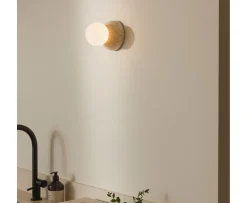 Globen Lighting Torrano Vägglampa Beige/Vit