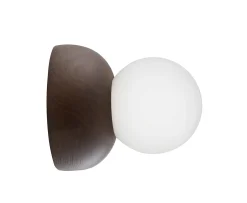 Globen Lighting Torrano Vägglampa/plafond Brunbetsad Ek