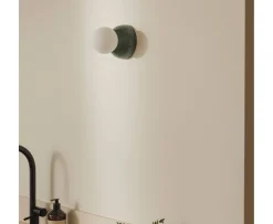Globen Lighting Torrano Vägg/Taklampa Dark Green Marble