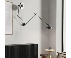 Grupa Arigato Vägglampa Double Long/Short Black