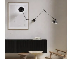 Grupa Arigato Vägglampa Double Long/Short Black