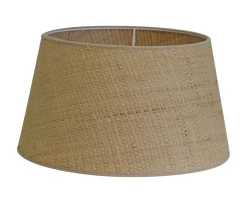 Hallbergs Belysning Bali Lampskärm Natur Rund Ø25