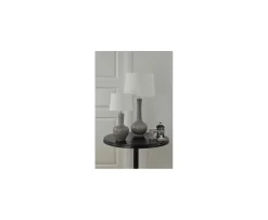 Hallbergs Belysning Bella Lampfot Grey Crack 50cm