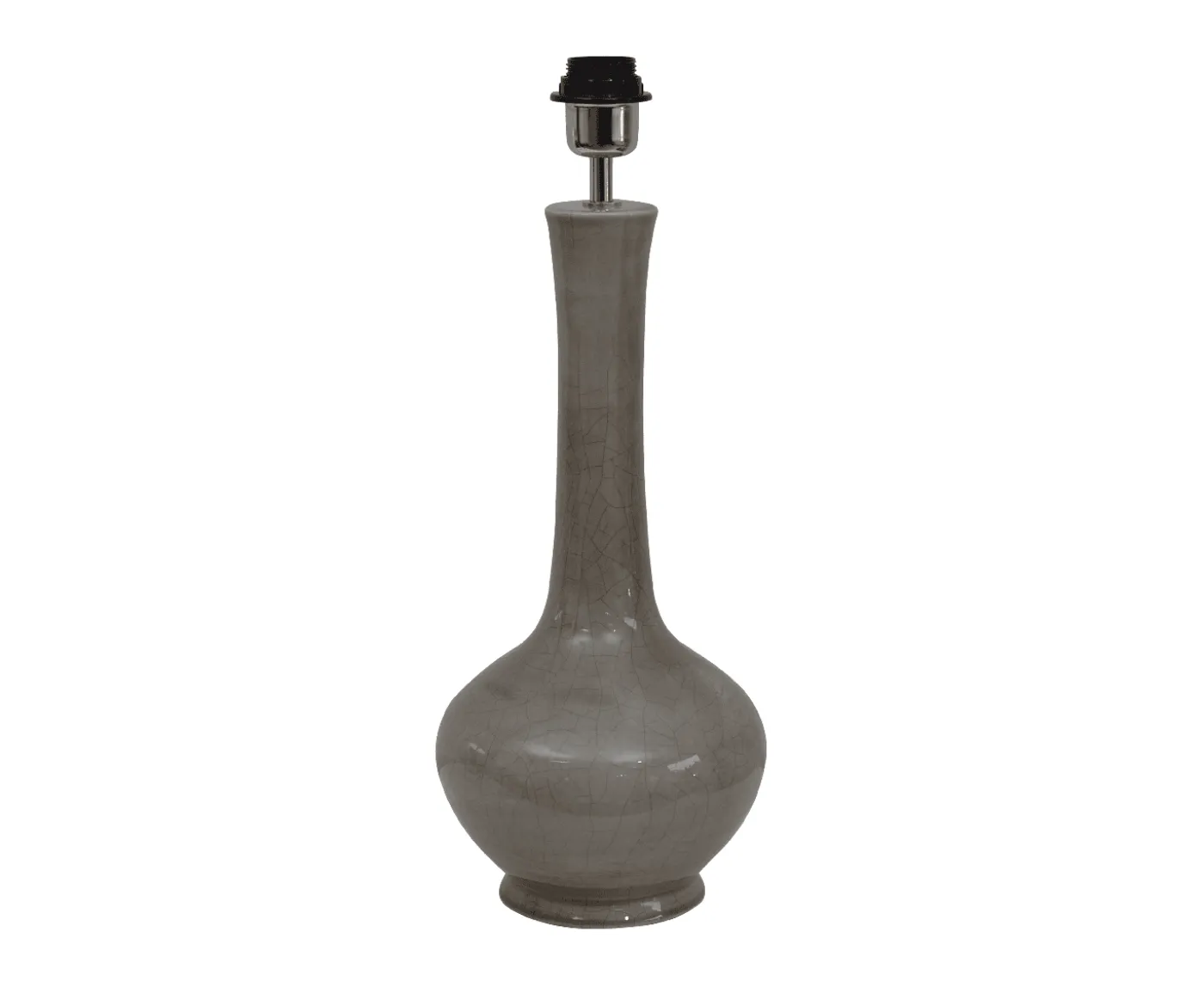 Hallbergs Belysning Bella Lampfot Grey Crack 50cm