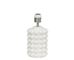 Hallbergs Belysning Bubbels Lampfot Vit S 29cm