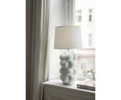 Hallbergs Belysning 2550 Carolin Lampskärm Vit Ø35
