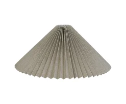 Hallbergs Belysning Carolin Plisserad Lampskärm Natur 40cm