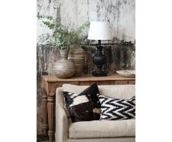 Hallbergs Belysning Louis Lampfot Svart 52cm