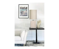 Hallbergs Belysning Stucco Lampfot Greige