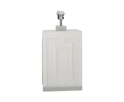 Hallbergs Belysning Stucco Lampfot Vit Matt