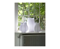 Hallbergs Belysning Tulip Lampskärm Stretch Vit Lyx Ø30