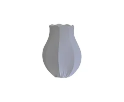 Hallbergs Belysning Tulip Lampskärm Stretch Vit Lyx Ø30