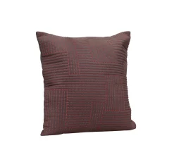 Hübsch Floy Kudde Brown Red 60x60