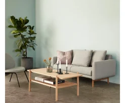 Hübsch Acorn Soffbord Fyrkantigt Natural 120cm