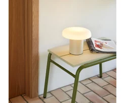 Hübsch Ateliers Bordslampa Sand/White Ø25