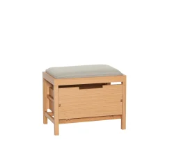 Hübsch Bifi Bänk Sand/Natural 60x40