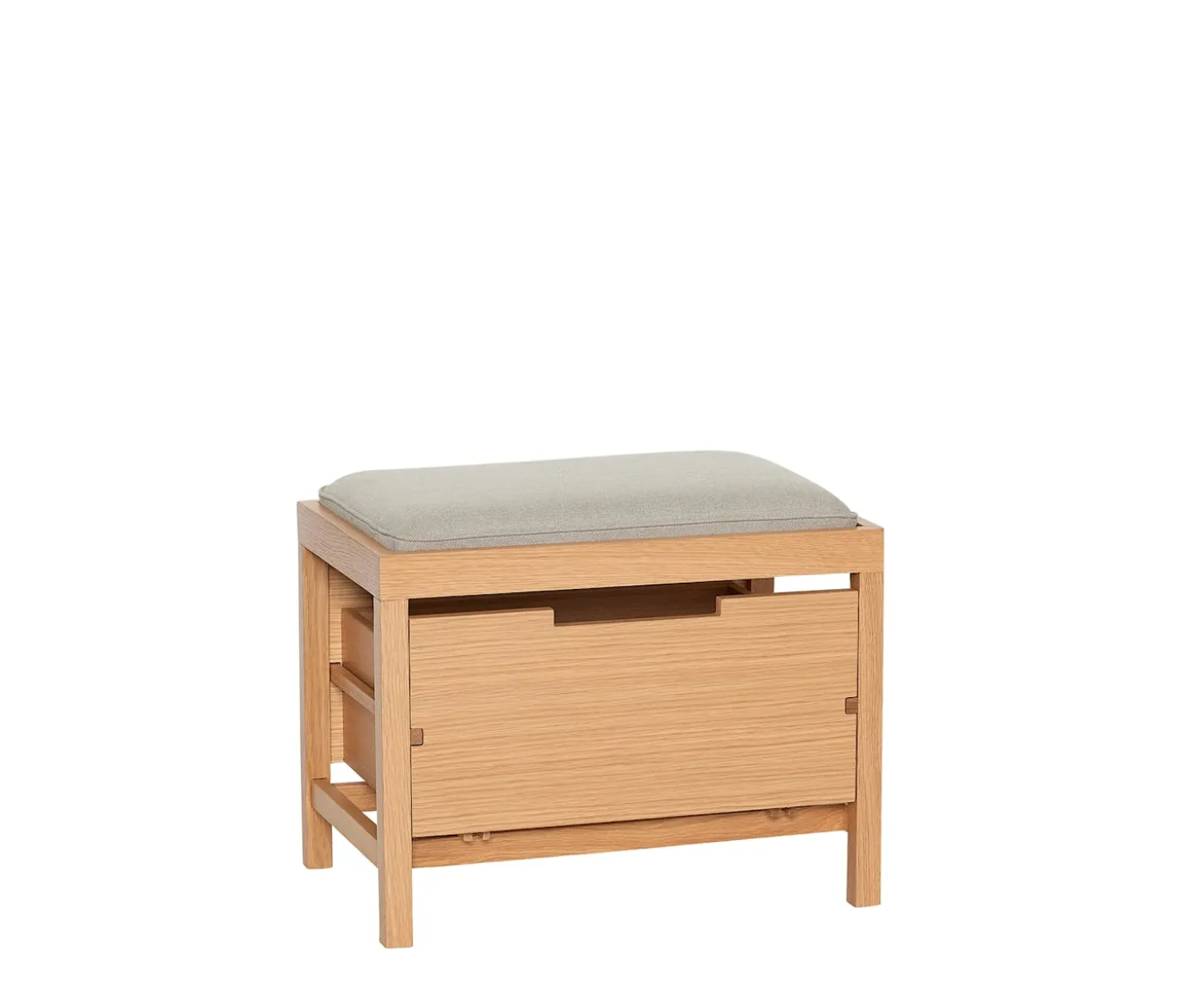 Hübsch Bifi Bänk Sand/Natural 60x40