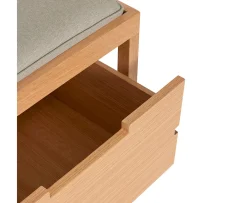 Hübsch Bifi Bänk Sand/Natural 60x40