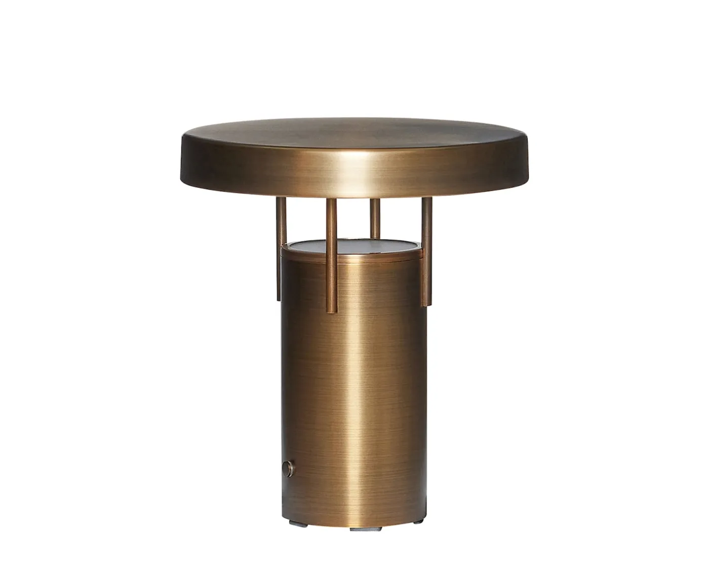Hübsch BringMe Portabel Bordslampa Mini Brunerad Mässing 20cm