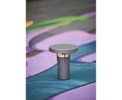 Hübsch Bringme Portabel Bordslampa Mini Metallic Sand 20cm