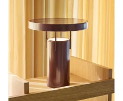Hübsch BringMe Portabel Lampa Metallic Burgundy 28cm