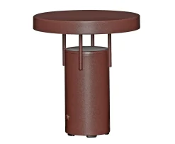 Hübsch BringMe Portabel Lampa Mini Metallic Burgundy 20cm