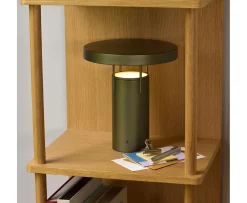 Hübsch BringMe Portabel Lampa Mini Metallic Dark Green 20cm