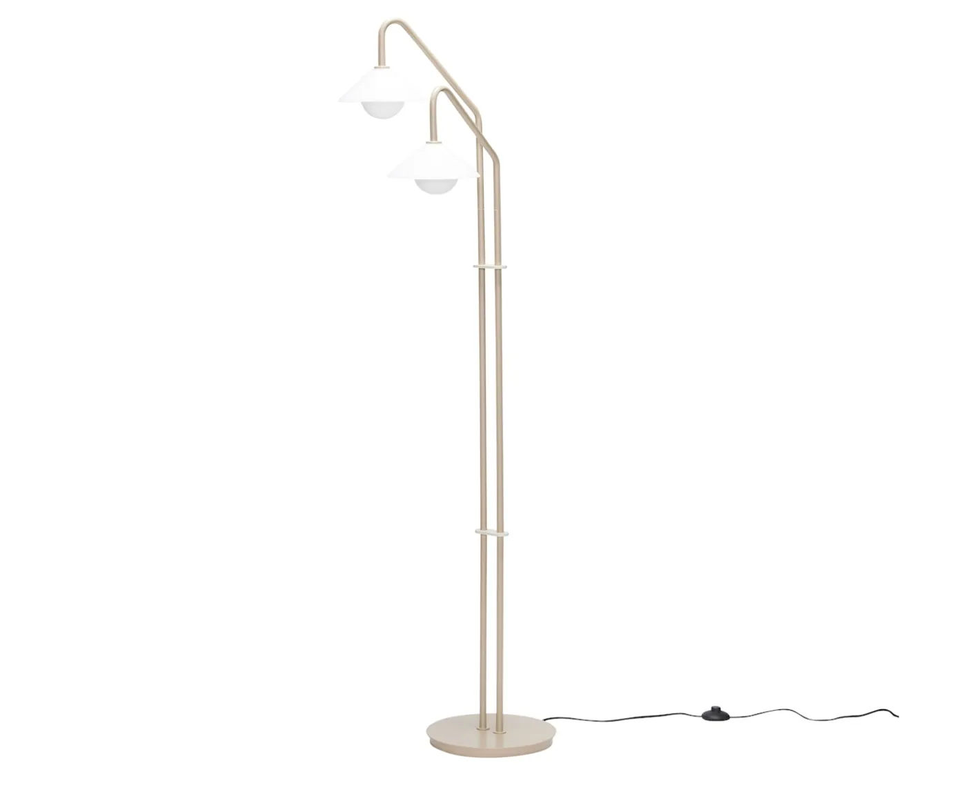 Hübsch Como Golvlampa Beige 165cm