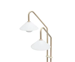 Hübsch Como Golvlampa Beige 165cm