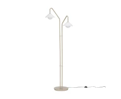 Hübsch Como Golvlampa Beige 165cm