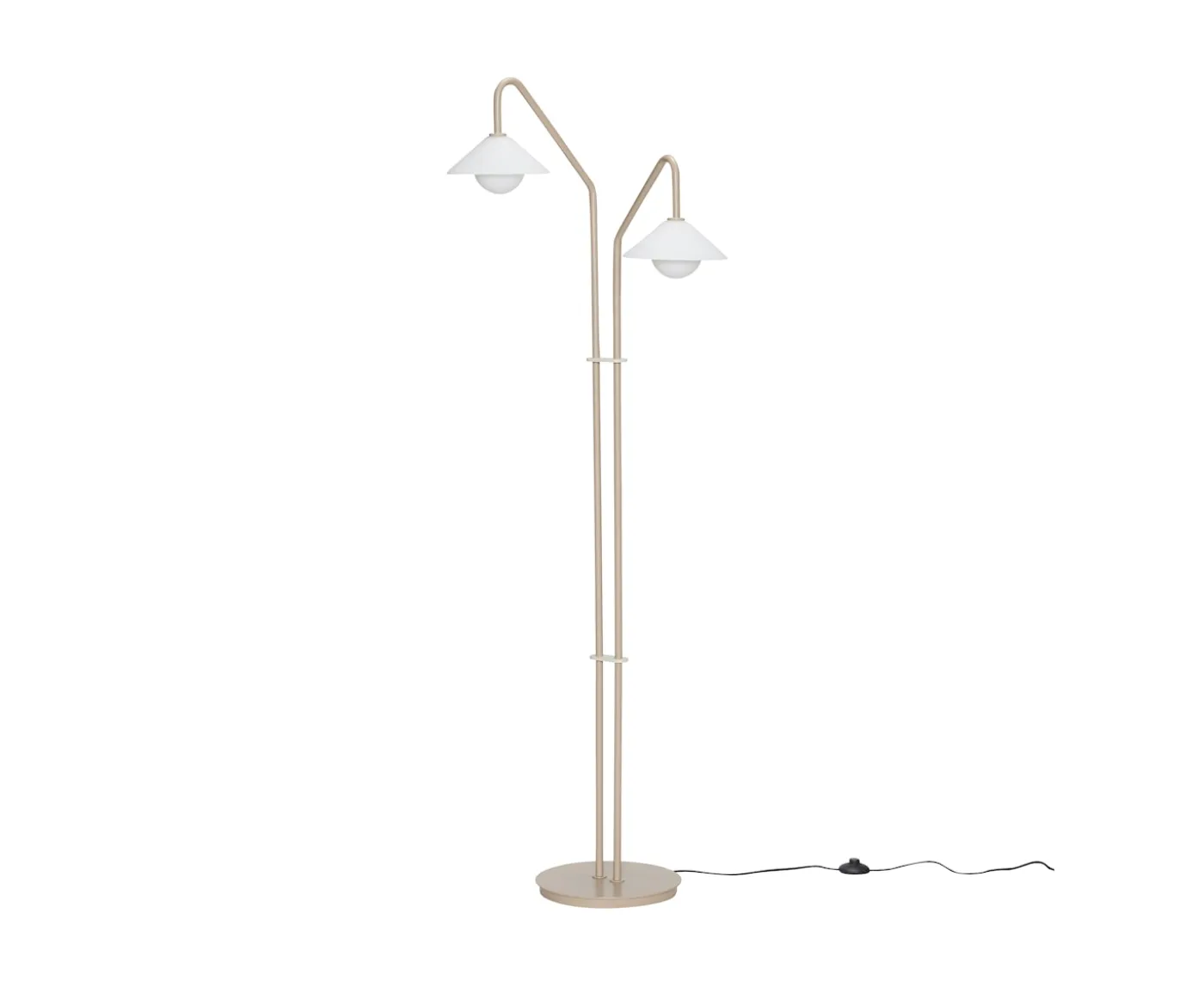 Hübsch Como Golvlampa Beige 165cm