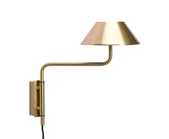 Hübsch Cover Vägglampa Brass