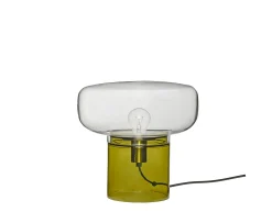 Hübsch Crave Bordslampa Klar/Mörkgrön