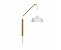 Hübsch Current Vägglampa Khaki/Vit