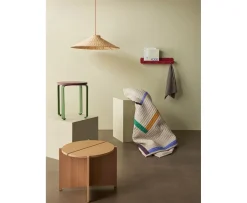 Hübsch Dash Sidobord Natur Ø55