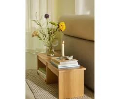 Hübsch Doppio Sidobord Natural 99x30