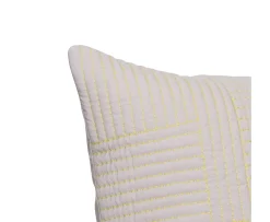 Hübsch Floy Kudde Sand Yellow 60x60