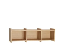 Hübsch Focal Vägghylla Natural 80x23