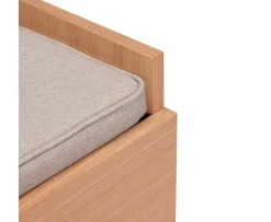 Hübsch Forma Bänk Sand/Natural 85cm