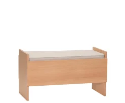 Hübsch Forma Bänk Sand/Natural 85cm